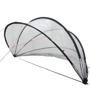 vidaXL C&uacute;pula de Piscina 405 x 405 x 192 cm PVC Transparente