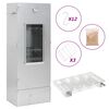 vidaXL Defumador p/ churrasqueira c/ gerador fumo frio a&ccedil;o galvanizado