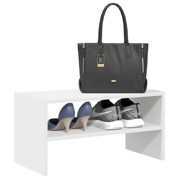 vidaXL Sapateira empilháveis 60x30x30,5 cm branco