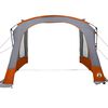 vidaXL Barraca de Caravana Cinza e Laranja 410 x 275 x 245 cm