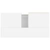vidaXL Arm&aacute;rio de casa de banho 65x33x60cm derivados de madeira branco
