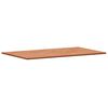 vidaXL Tampo de mesa retangular 100x60x1,5 cm madeira de faia maciça