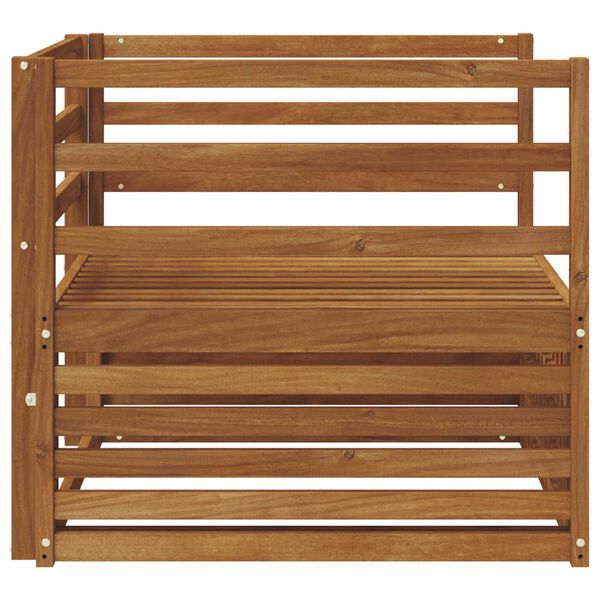 vidaXL 2 Pe&ccedil;a Sof&aacute; com Bra&ccedil;os Natural