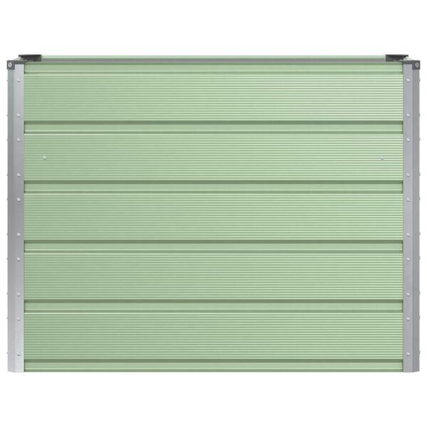 vidaXL Floreira Verde 100 x 40 x 75 cm A&ccedil;o