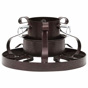 vidaXL Suporte para &aacute;rvore de Natal 29x29x15,5 cm cobre antigo