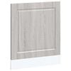 vidaXL Painel m&aacute;quina lavar lou&ccedil;a Porto cinzento sonoma 60x1,5x57 cm