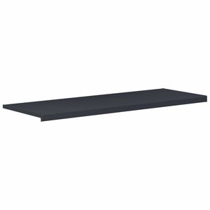vidaXL Soleira de Janela Antracite com veios de madeira PVC