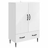 vidaXL Buffet Branco 66 x 34,5 x 95 cm Derivados de Madeira