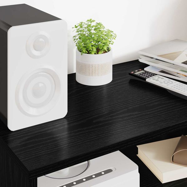 vidaXL Gabinete para TV Carvalho Preto 60 x 35 x 40 cm