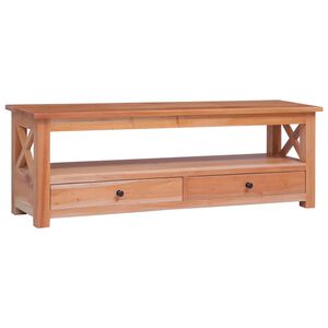 vidaXL M&oacute;vel de TV 120x30x40 cm madeira de mogno maci&ccedil;a
