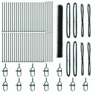 vidaXL Poste de Cerca Verde