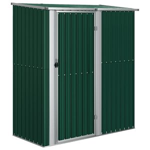 vidaXL Abrigo de jardim verde 180,5x97x209,5 cm a&ccedil;o galvanizado