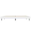 vidaXL Estrutura de cama 140x190 cm derivados de madeira branco