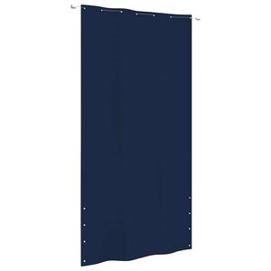 vidaXL Tela de varanda 140x240 cm tecido oxford azul