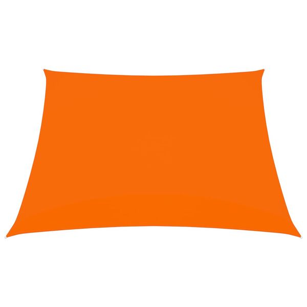 vidaXL Para-sol estilo vela tecido oxford quadrado 4,5x4,5 m laranja