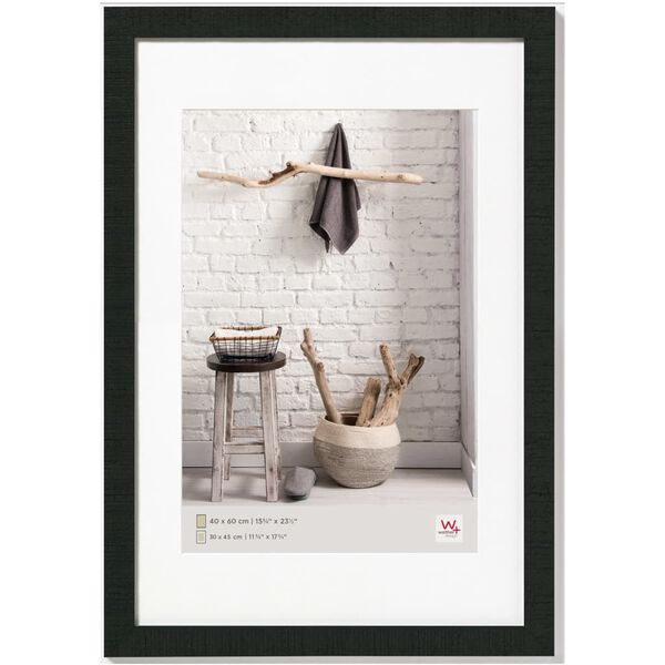 Walther Design Moldura para quadro Home 60x80 cm preto