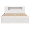 vidaXL Cama sem colch&atilde;o 160x200 cm madeira de pinho maci&ccedil;a branco