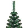 vidaXL &Aacute;rvore de Natal Artificial Pr&eacute;-iluminada Verde 180 cm