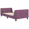 vidaXL Estrutura de Cama Infantil com Cabeceira Roxo 80 x 200 cm