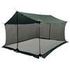 vidaXL Barraca de Camping com Paredes de Malha Verde Ex&eacute;rcito