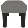 vidaXL Banco 70x30x30 cm tecido cinzento-escuro