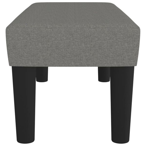 vidaXL Banco 70x30x30 cm tecido cinzento-escuro