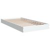 vidaXL Estrutura de cama 100x200 cm derivados de madeira branco