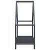 vidaXL Suporte para lenha 60x25x60 cm a&ccedil;o laminado a frio antracite