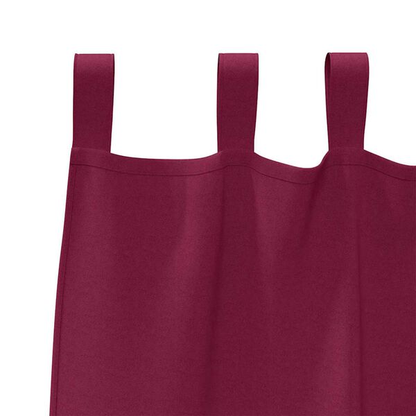 vidaXL Cortinas Blackout com Argolas 2 pcs Vinho Vermelho 175 x 140 cm