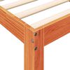 vidaXL Cama com estante sem colch&atilde;o 140x200 cm pinho maci&ccedil;o