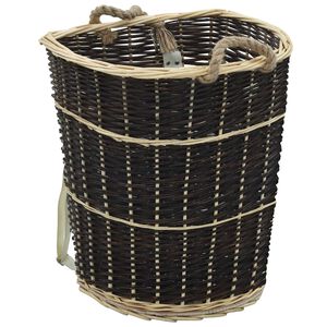 vidaXL Mochila para lenha com al&ccedil;as 57x51x69 cm salgueiro natural