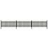 vidaXL Cerca com postes 3 pcs 614x80 cm WPC