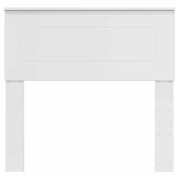 vidaXL Cabeceira Branco Brilhante 75 cm Madeira processada