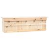 vidaXL Casa para pardais com 5 divis&otilde;es 68x15x21 cm madeira de abeto