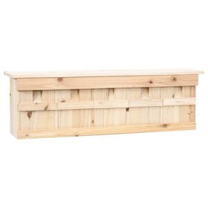 vidaXL Casa para pardais com 5 divis&otilde;es 68x15x21 cm madeira de abeto
