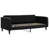 vidaXL Sof&aacute;-cama com gavet&atilde;o 90x190 cm veludo preto
