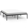 vidaXL Estrutura de cama 140x190 cm metal preto