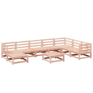 vidaXL 9 pcs conjunto sof&aacute;s jardim madeira abeto-de-douglas