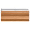 vidaXL Canteiro de jardim elevado 195 x 100 x 68 cm A&ccedil;o Galvanizado