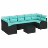 vidaXL Conjunto de Sof&aacute; de Jardim 8 unid. 7-N&uacute;mero de lugares