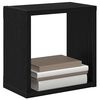 vidaXL Prateleiras de Parede 2 pcs Carvalho Preto 26 x 15 x 26 cm