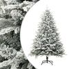 vidaXL &Aacute;rvore de Natal artificial com neve 150 cm PVC e PE verde