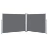 vidaXL Toldo lateral retr&aacute;til 170x1000 cm antracite