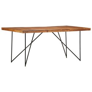 vidaXL Mesa de jantar 180x90x76 cm madeira de ac&aacute;cia maci&ccedil;a