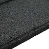 vidaXL Pedra Passo 6 pcs Preto 40,5 x 40,5 x 2 cm Borracha