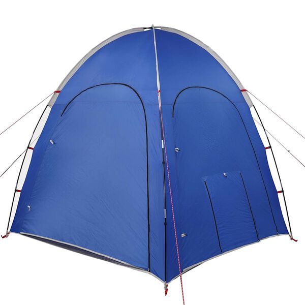 vidaXL Tenda de Piscina azul ciano 366 x 305 x 231 cm Poliéster