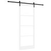 vidaXL Porta Deslizante ORKDAL Branco 93 x 232 cm