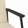 vidaXL poltrona Creme 59 x 75 x 78 cm tecido