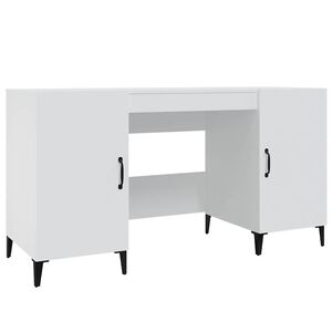 vidaXL Secret&aacute;ria 140x50x75 cm derivados de madeira branco