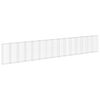 vidaXL Muro gabi&atilde;o com tampas a&ccedil;o galvanizado 900x30x150 cm